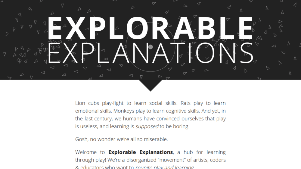 Explorable Explanations