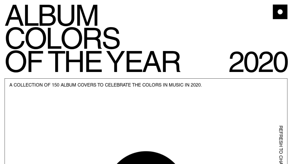 2020 - Album Colors Of The Year