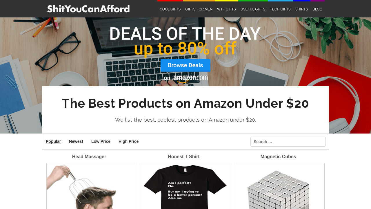 ShitYouCanAfford: The Best Products on Amazon Under $20s.