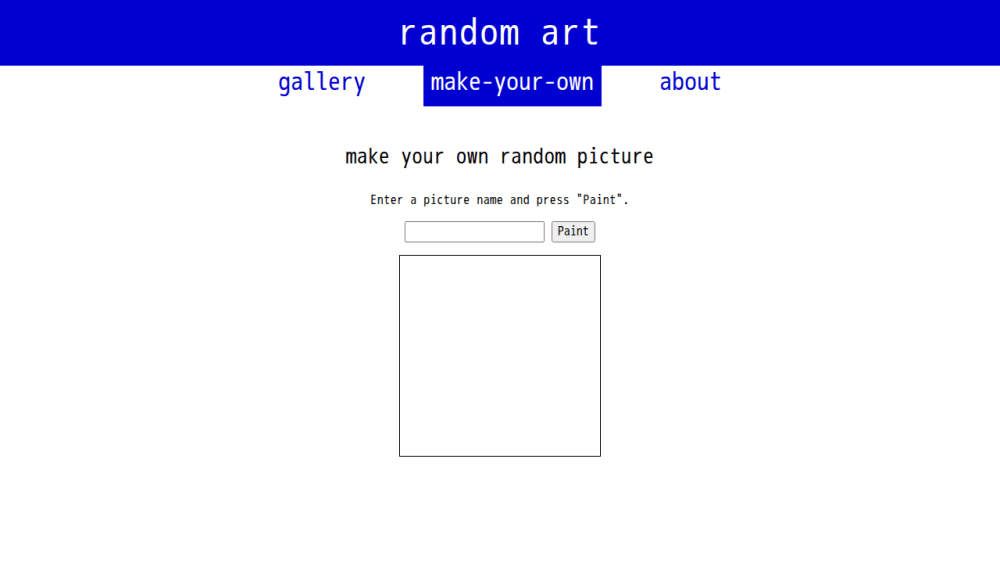 Random art: make your own