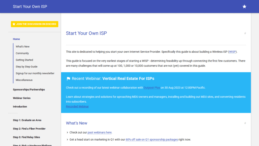 Start Your Own ISP