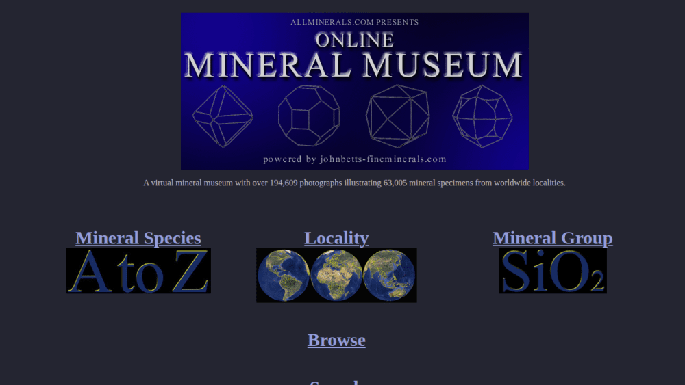 Online Mineral Museum