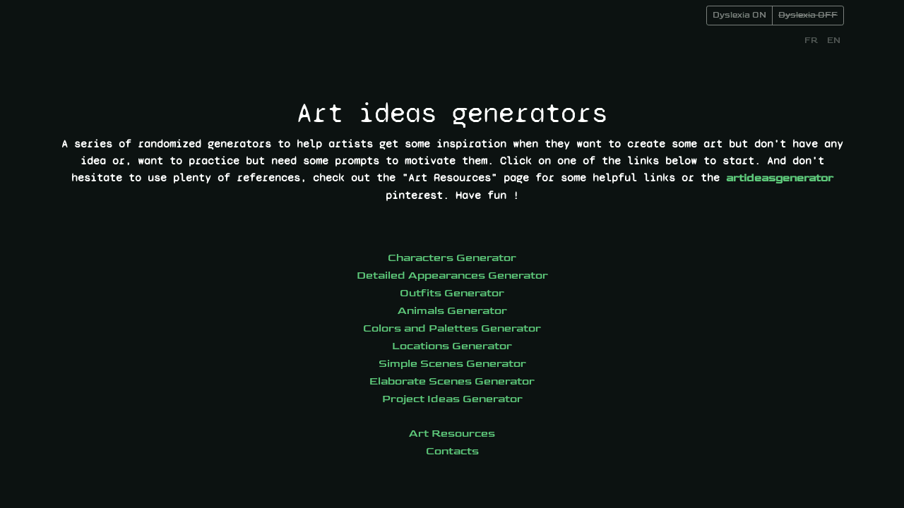 Art Ideas Generator