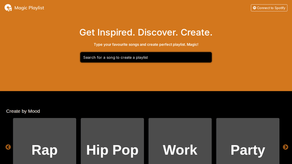 MagicPlaylist | Discover new music