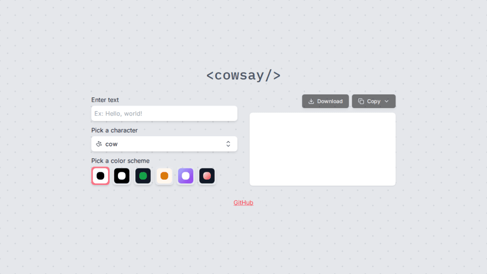 Cowsay