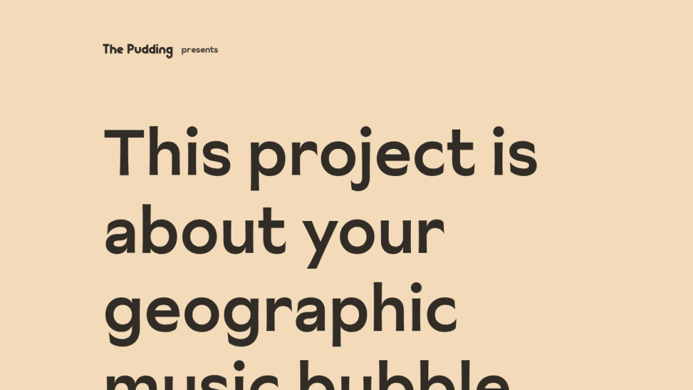 Get out of your geographic music bubble