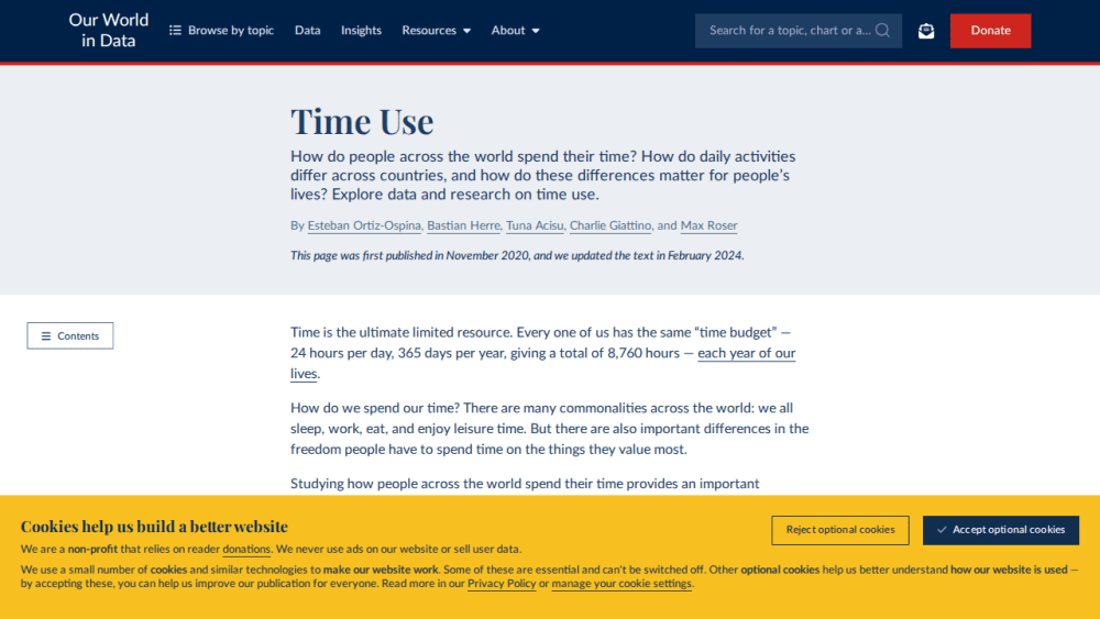 Who do we spend time with across our lifetime? - Our World in Data