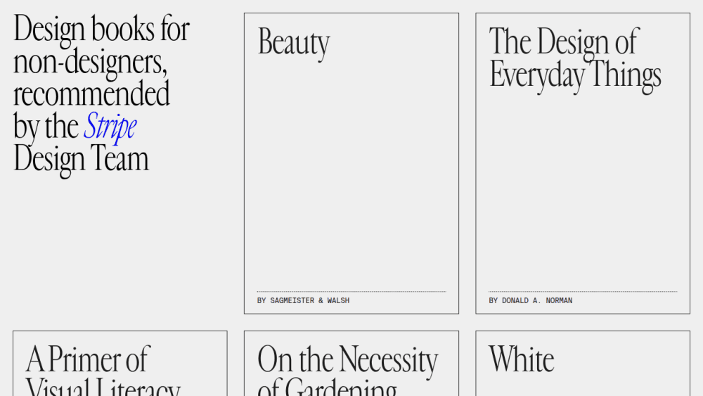 Design books for non-designers