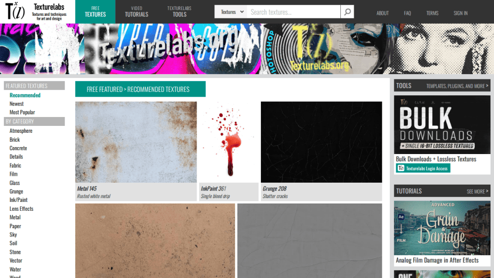 Free Textures, Tutorials, and More