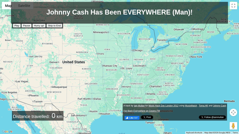 Johnny Cash Has Been Everywhere (Man)!