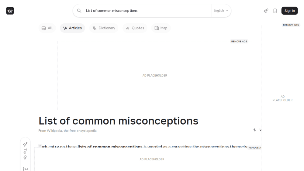 List of common misconceptions - Wikiwand