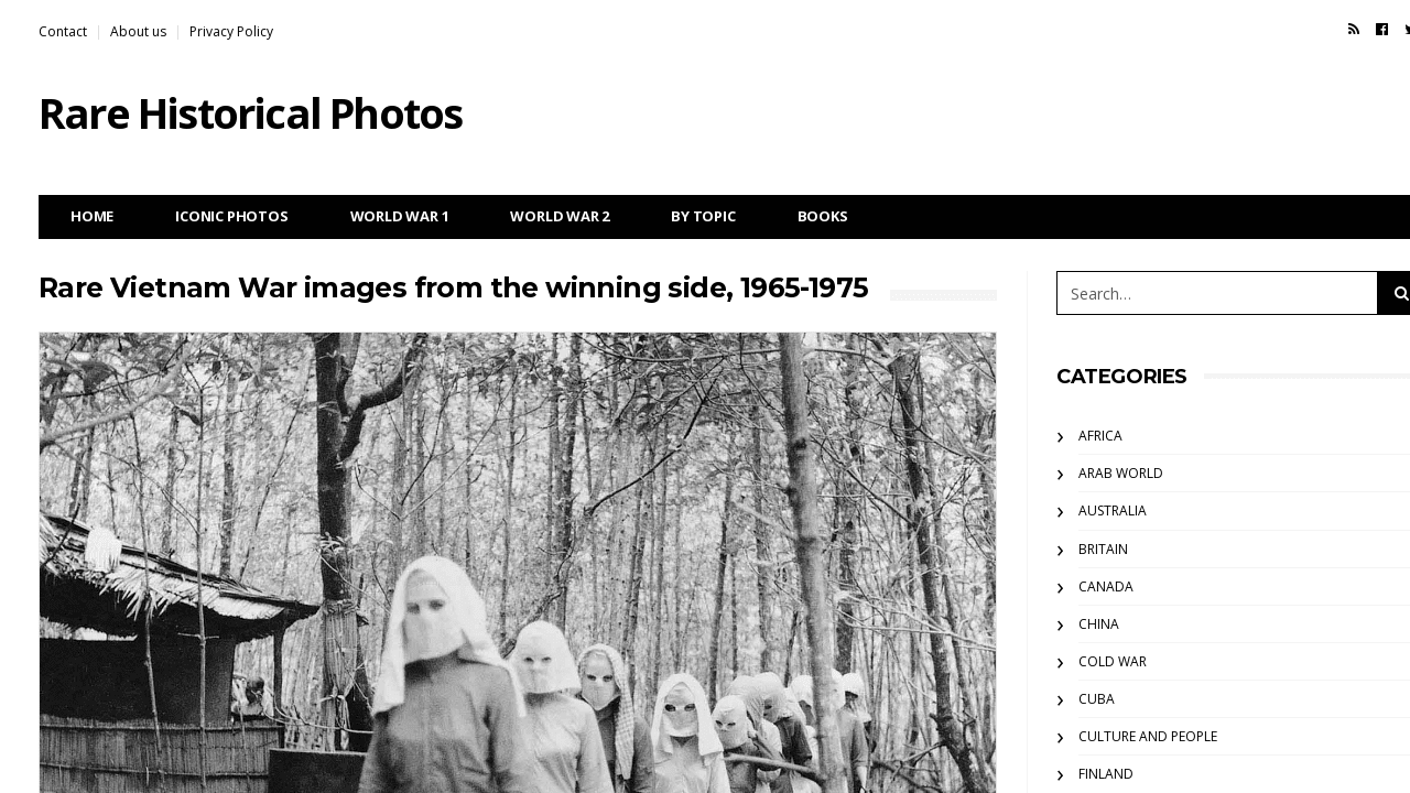 Rare Vietnam War images from the winning side, 1965-1975 - Rare Historical Photos