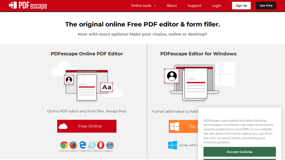 PDFescape - Free PDF Editor & Free PDF Form Filler