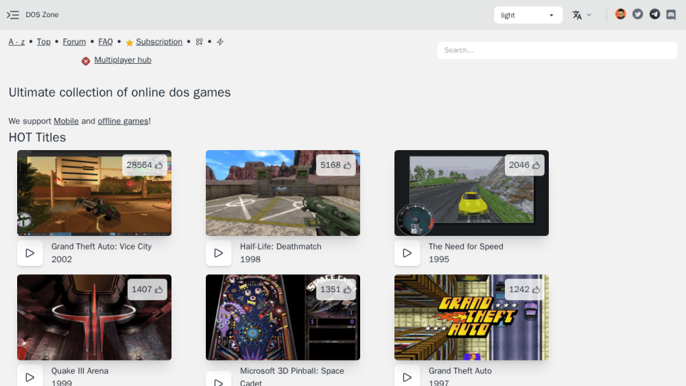 DOS Zone | Full collection of DOS Games to play online