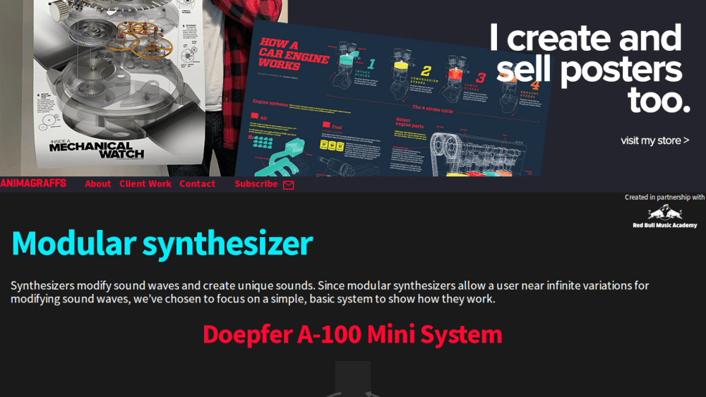 Modular synthesizer - Animagraffs