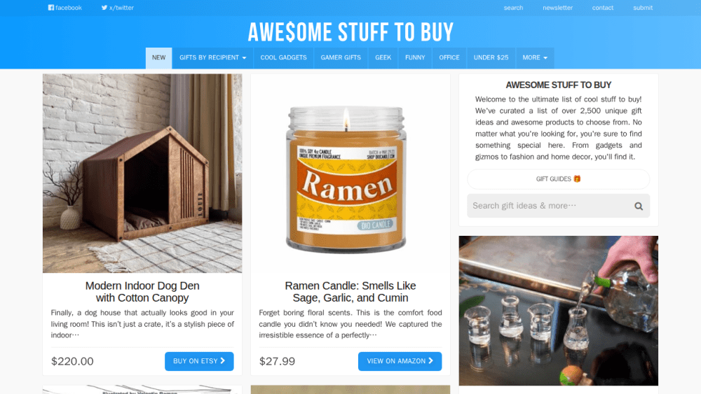 Awesome Stuff to Buy - Find Cool Things to Buy (1001+ Gift Ideas)