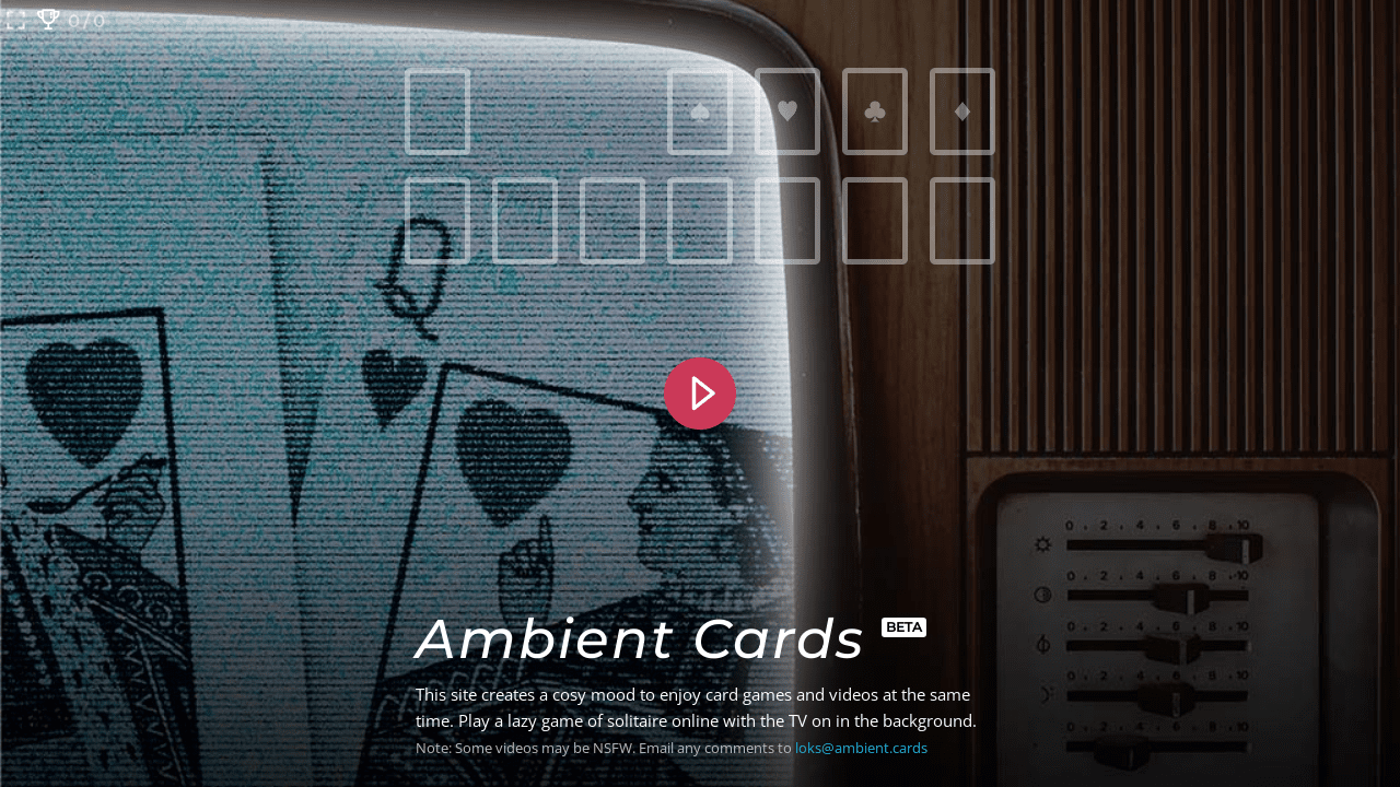 Ambient Cards ♥ Play free online Solitaire while watching videos