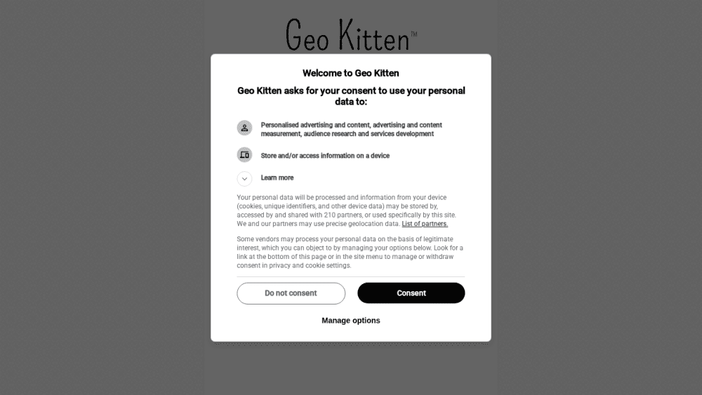 Geo Kitten
