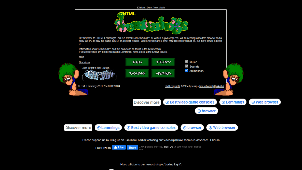 Play Lemmings!