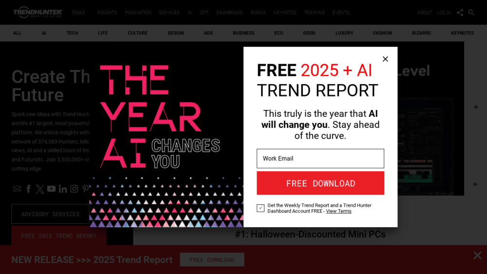 TREND HUNTER - #1 in Trends, Trend Reports, Fashion Trends, Tech, Design