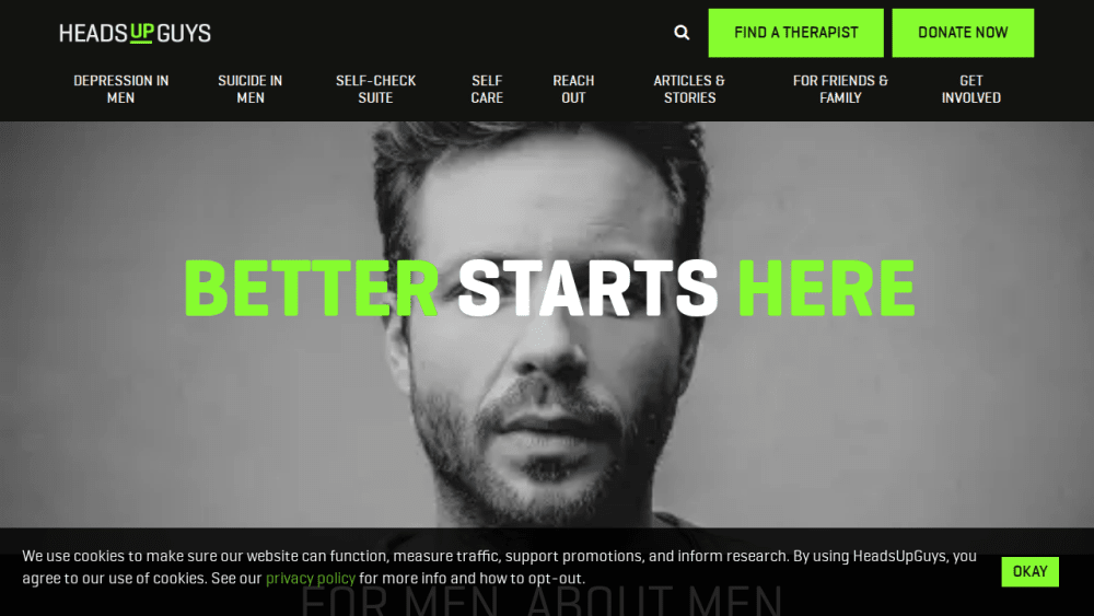 HeadsUpGuys | Men's Mental Health and Suicide Prevention