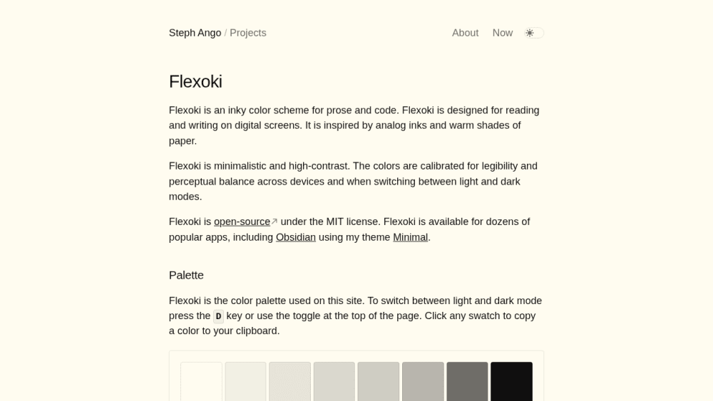 Flexoki — Steph Ango