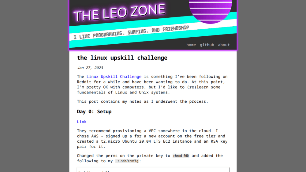 Leo Robinovitch @ The Leo Zone