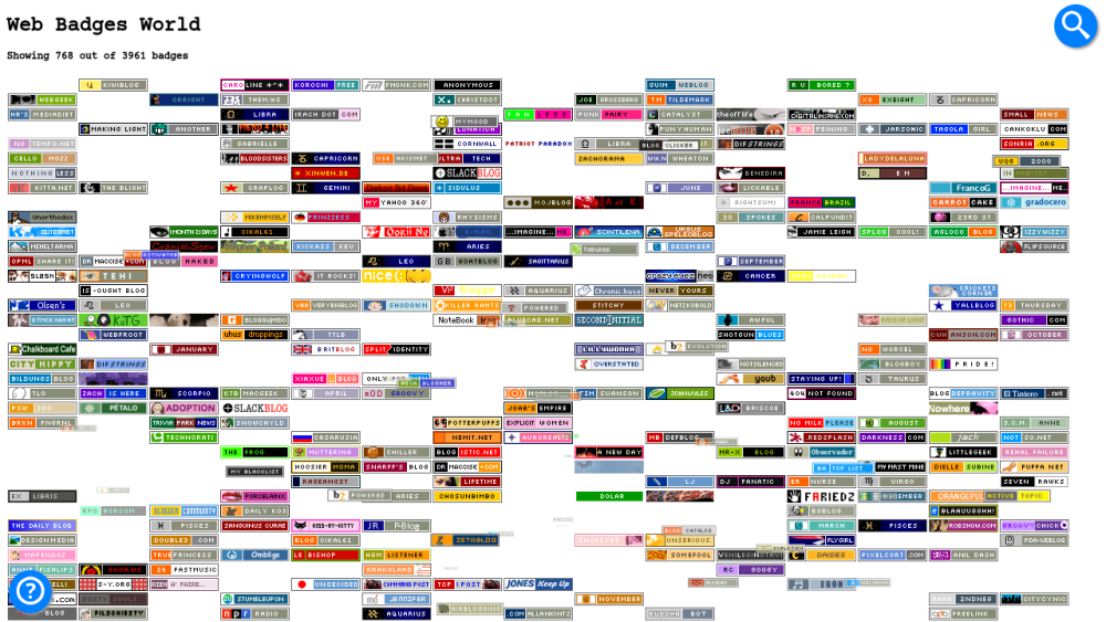 Web Badges World | The ultimate archive of 80x15 pixel button art
