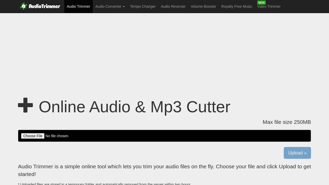 Online Mp3 Cutter - Audio Trimmer