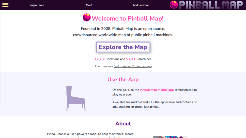 Pinball Map