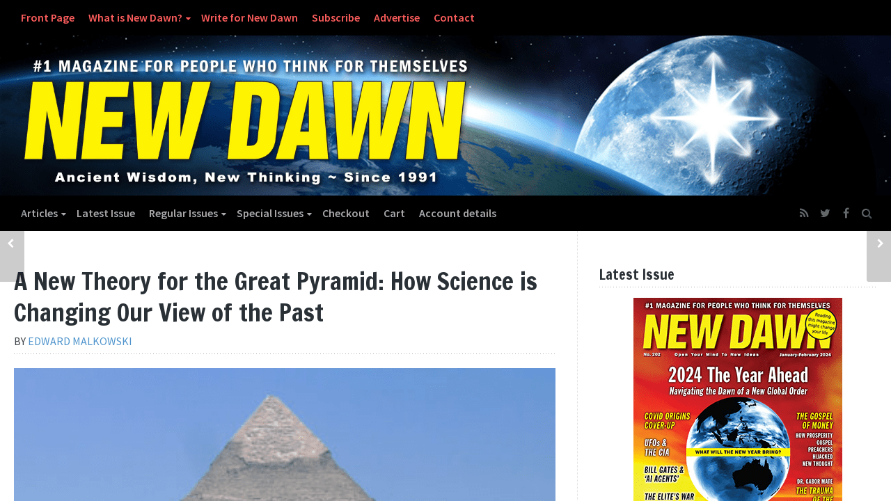 A New Theory for the Great Pyramid
