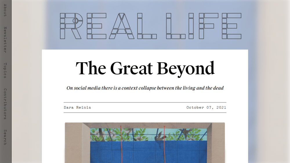 The Great Beyond — Real Life