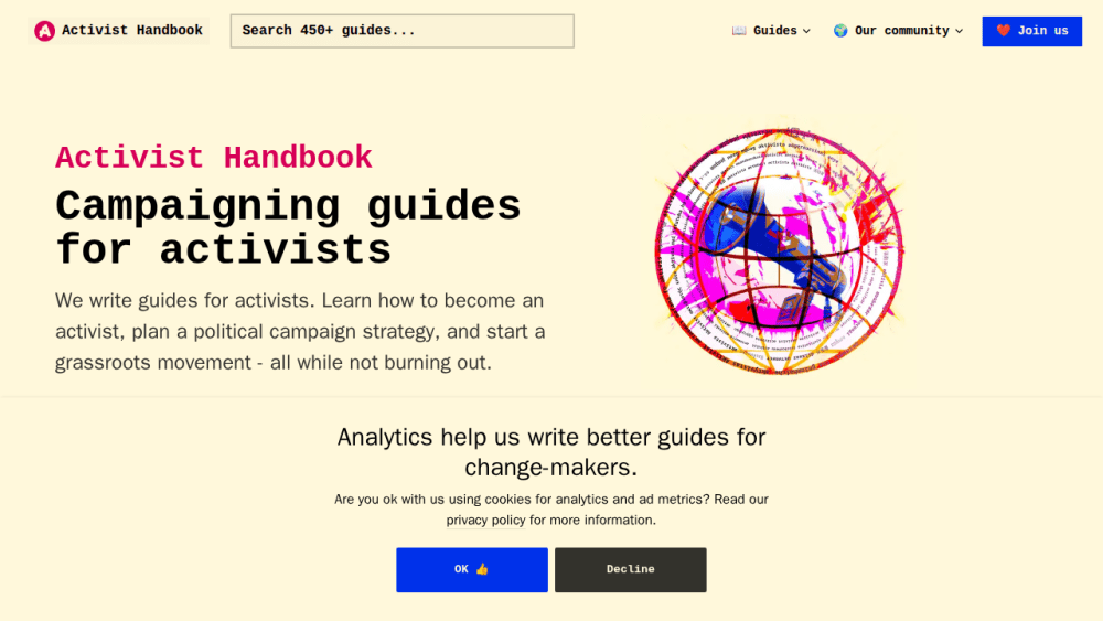 Activist Handbook | Campaigning guides for activists ✊