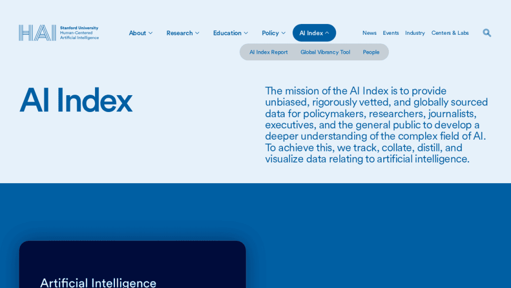 AI Index Report 2023 – Artificial Intelligence Index