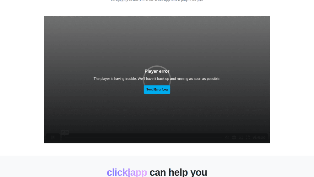 click|app - react+bootstrap apps without coding