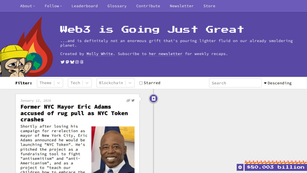 Web3 is Going Just Great