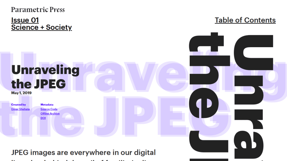 Unraveling The JPEG
