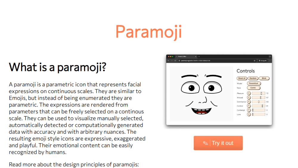 Paramoji - Parametric Emoji