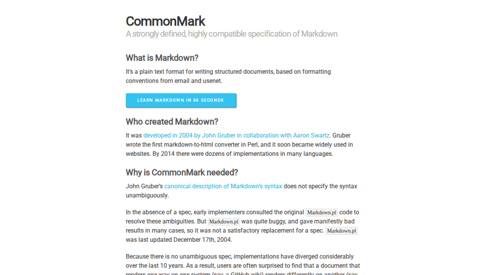CommonMark