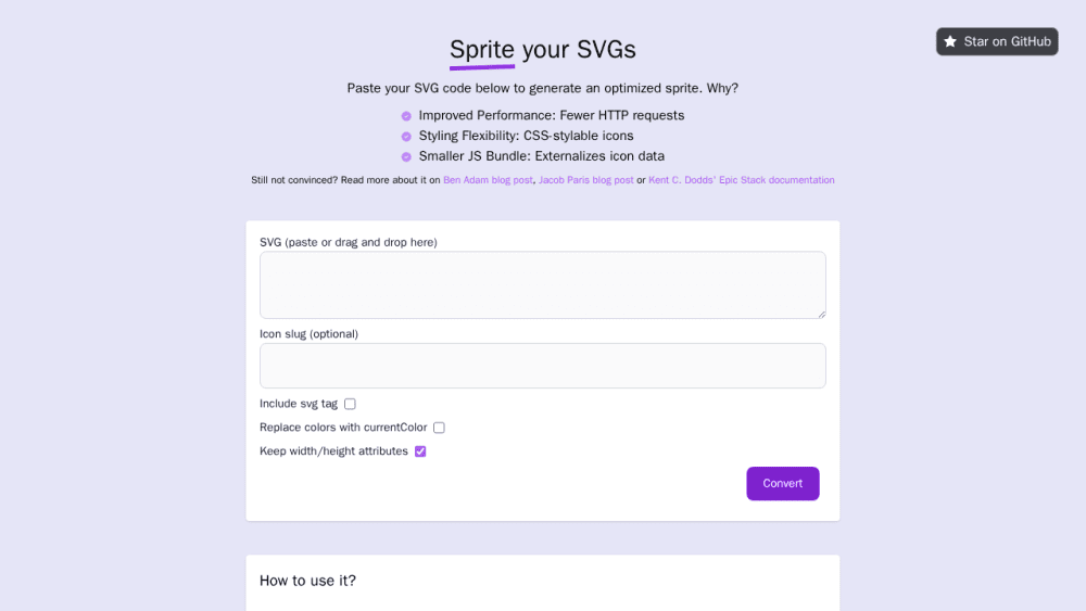 Sprite your SVGs