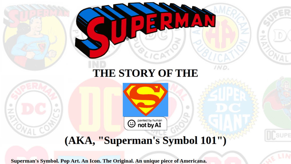 Superman's Symbol, Shield, Emblem, Logo and Its History!