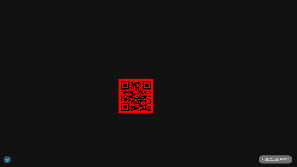 The Floating QR Code