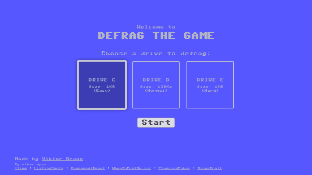 DEFRAG THE GAME