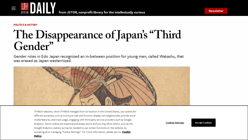 The Disappearance of Japan’s “Third Gender” - JSTOR Daily