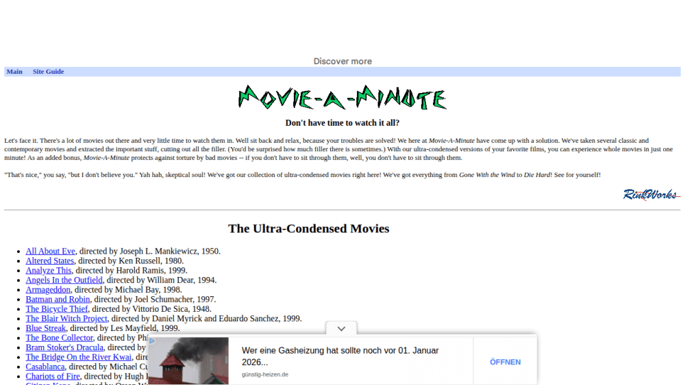 Movie-A-Minute