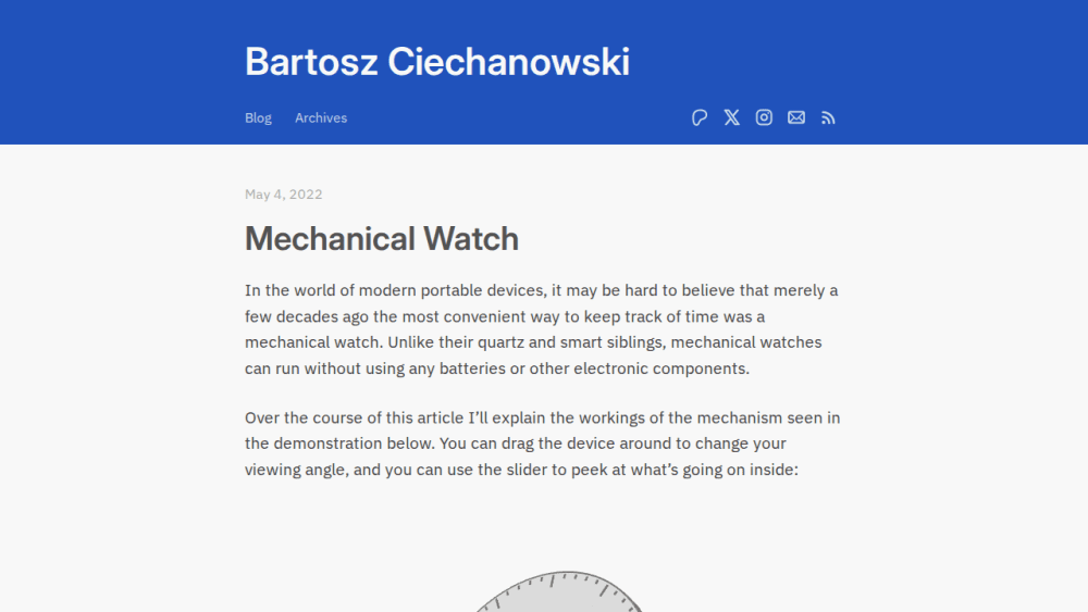 Mechanical Watch