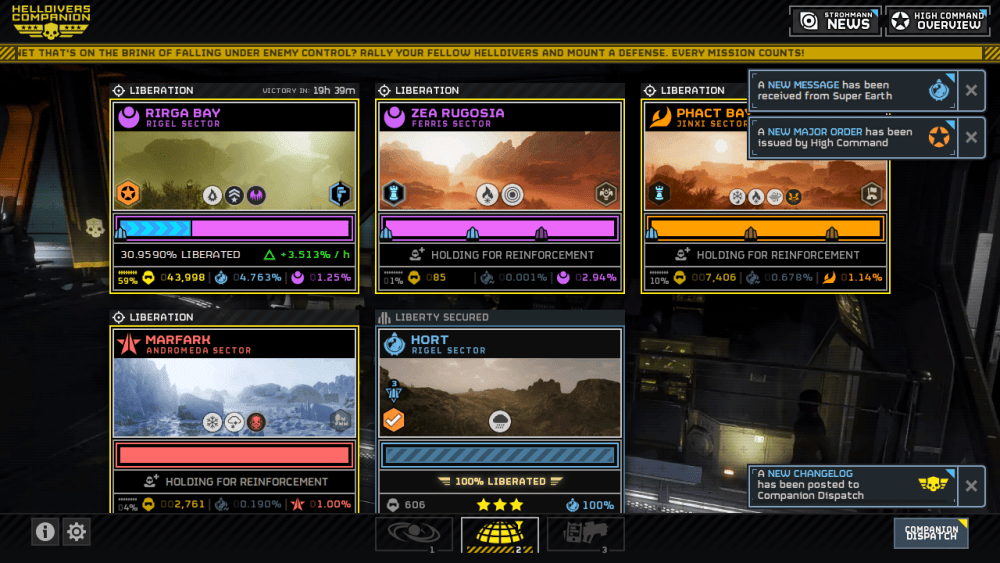 Helldivers 2 Companion App