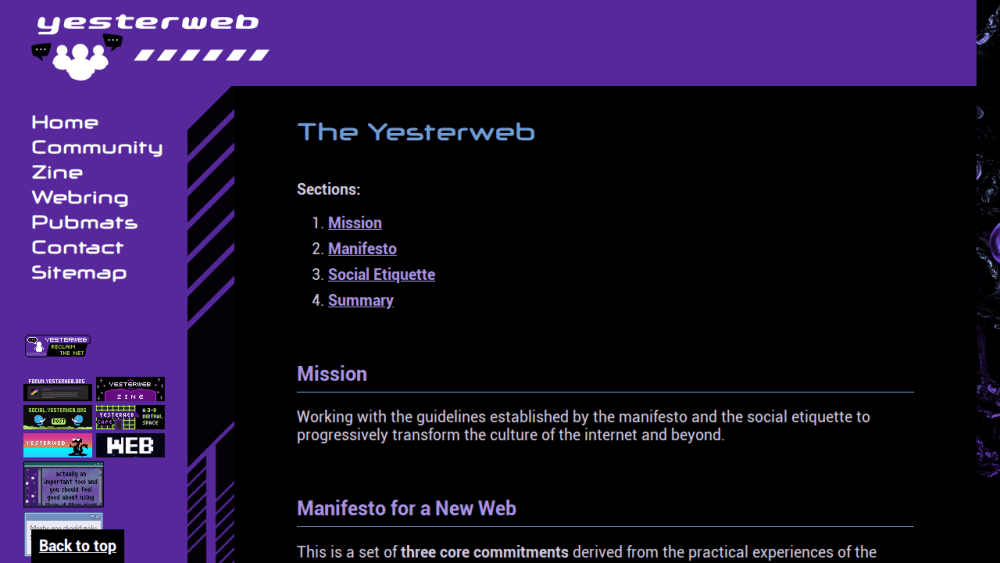The Yesterweb - Reclaiming the Internet