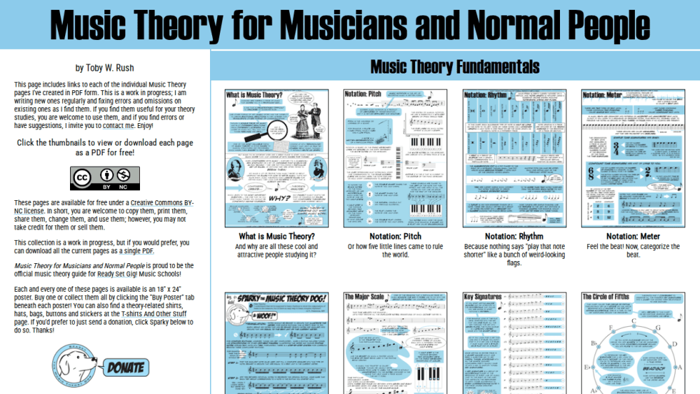 Music Theory for Musicians and Normal People