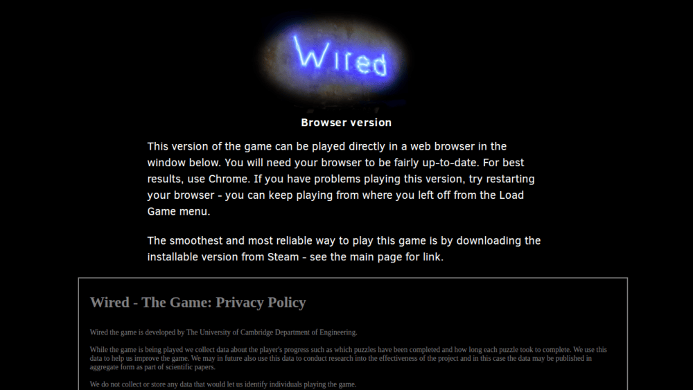 Wired - The Game
